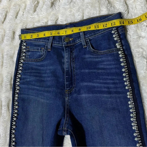 RAMY BROOK NEW YORK Women’s Cropped Pearl Jeans Made in U.S.A - Picture 16 of 16